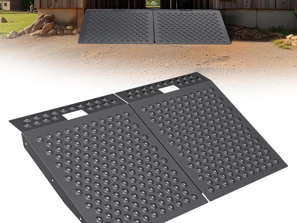PURFINO : rampe d'accès de 74 × 61 cm pour tondeuse autoportée