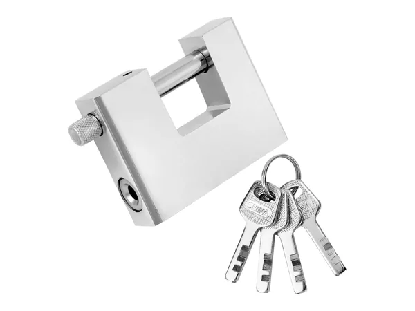QWORK : cadenas étanche de 70 mm avec 3 clés