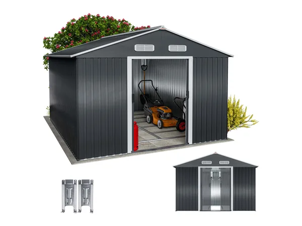 Gardebruk 8 m² antracita 312×257×178 cm