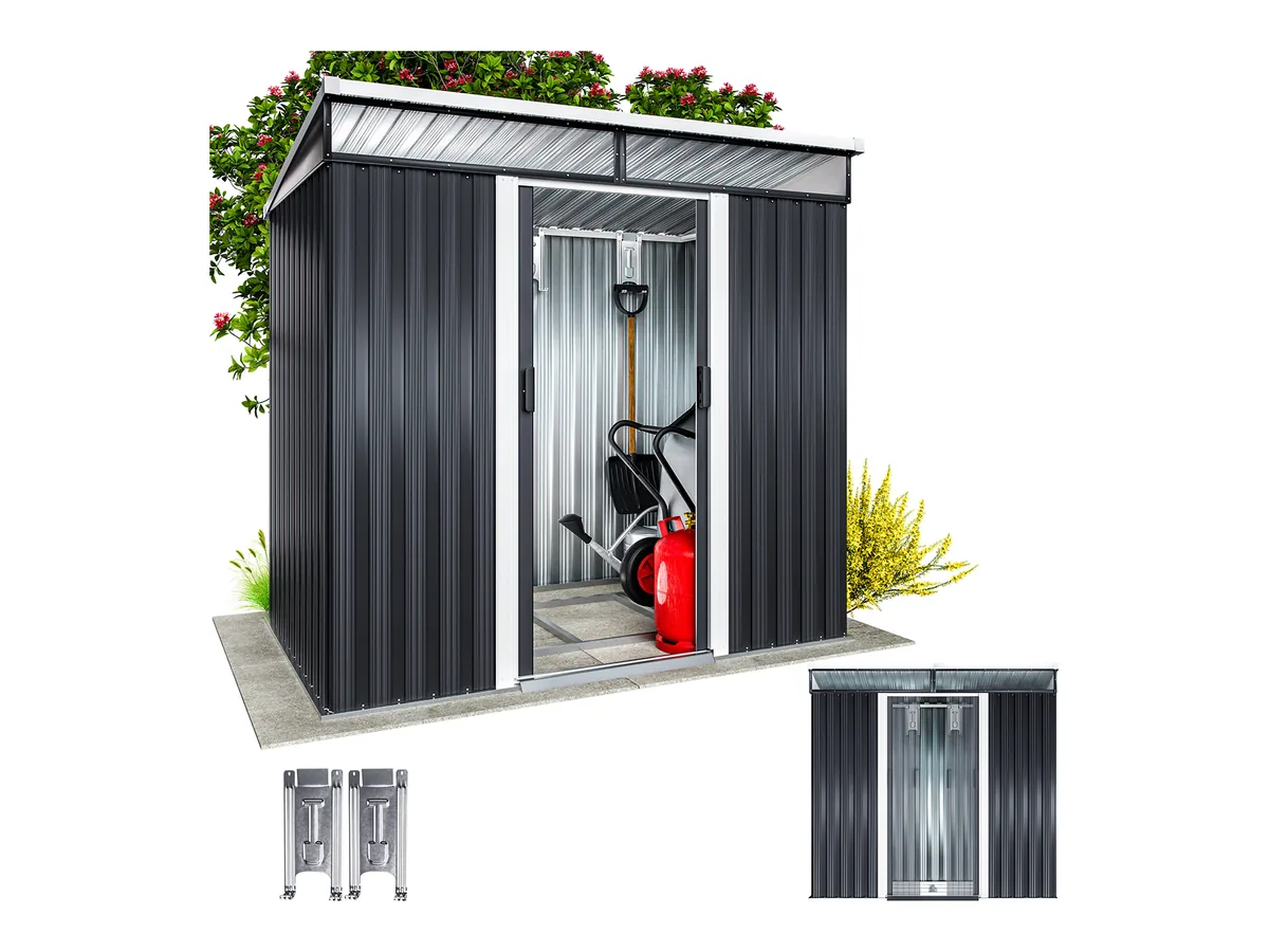 Gardebruk L anthracite 200×125×180 cm