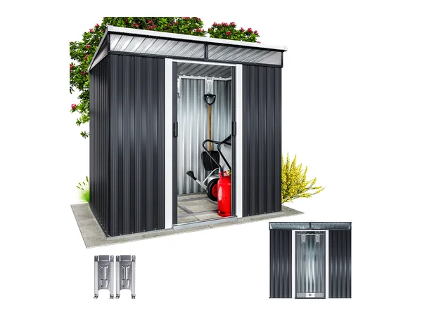 Gardebruk L anthracite 200×125×180 cm