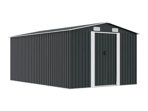 vidaXL Caseta metal 257×392×181 cm
